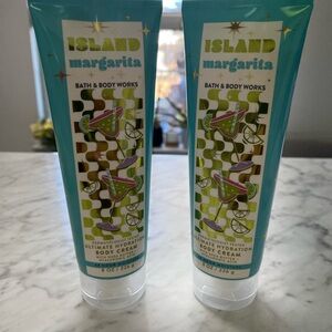 Bath & Body Works Island Margarita Body Cream - Teal and Green